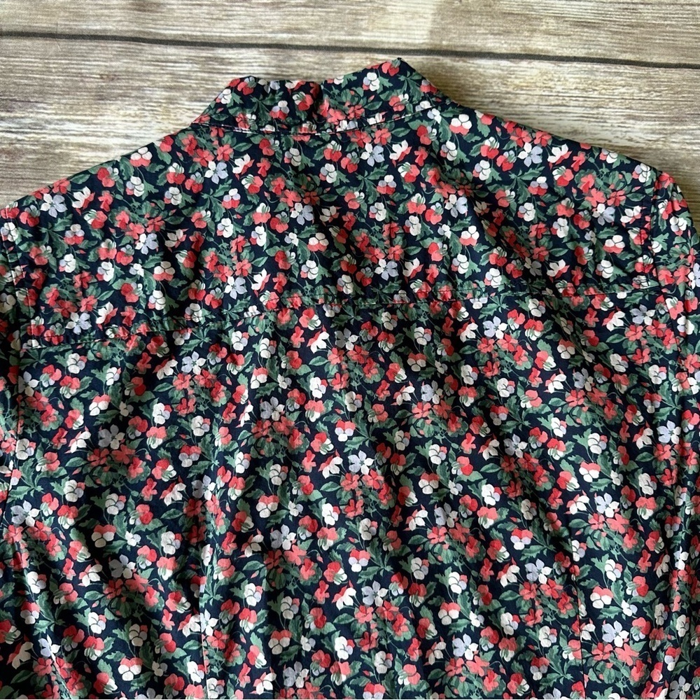 J. Crew Liberty Fabric Sarah Floral Shirt Sz 6 - Picture 11 of 12